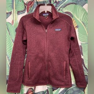 Patagonia Fleece Jacket berry  size XS